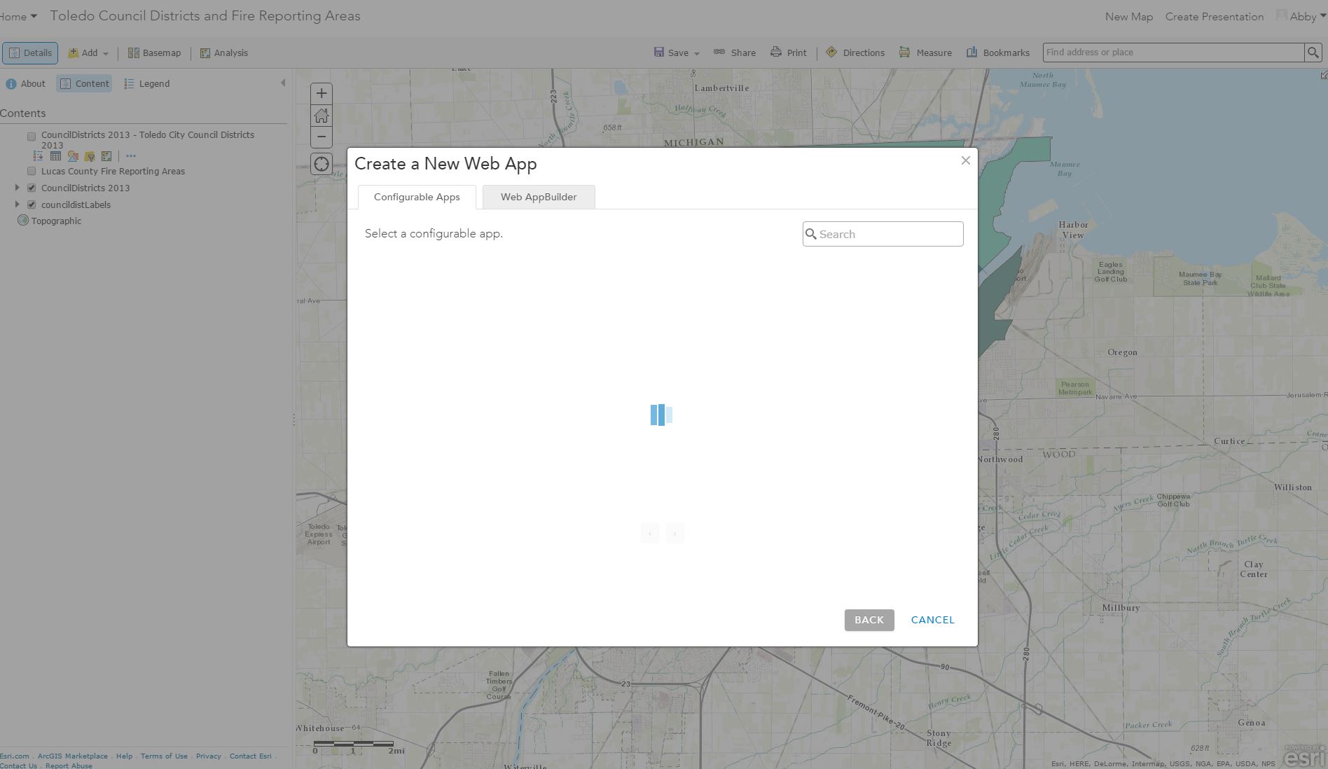 configurablewebmap will not load.JPG